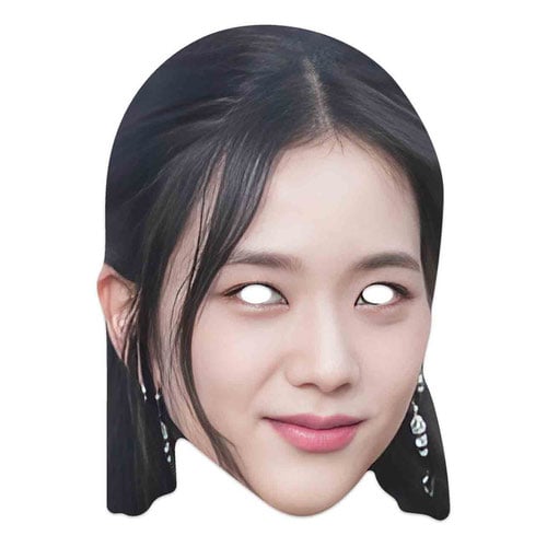 Jisoo Black Pink Cardboard Face Mask