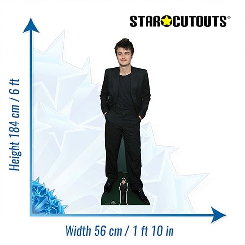 Joe Keery Black Suit Lifesize Cardboard Cutout 167cm Product Gallery Image