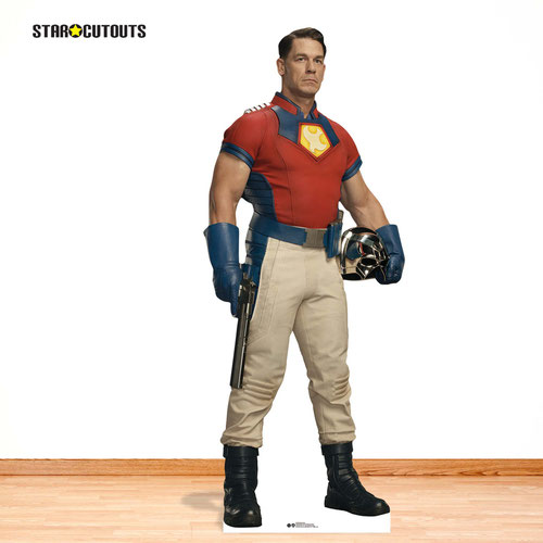 John Cena Peacemaker with Sonic Boom Helmet Lifesize Cardboard Cutout 192cm Product Gallery Image