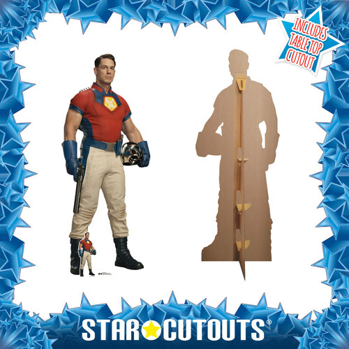 John Cena Peacemaker with Sonic Boom Helmet Lifesize Cardboard Cutout 192cm Product Gallery Image