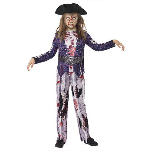 Jolly Rotten Pirate Deluxe Fancy Dress Costume Kids Unisex Small - Age 4-6 Product Gallery Image