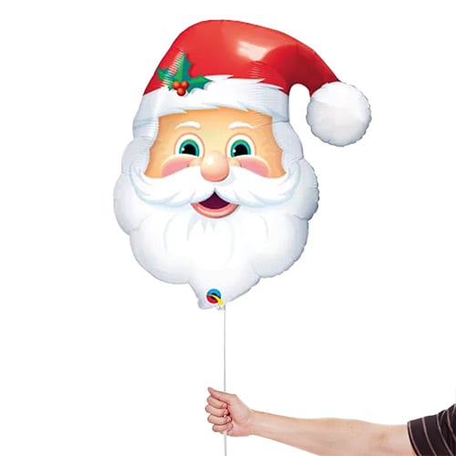 Jolly St. Nick / Santa Claus Christmas Giant Helium Foil Balloon 81cm / 32 in Product Gallery Image
