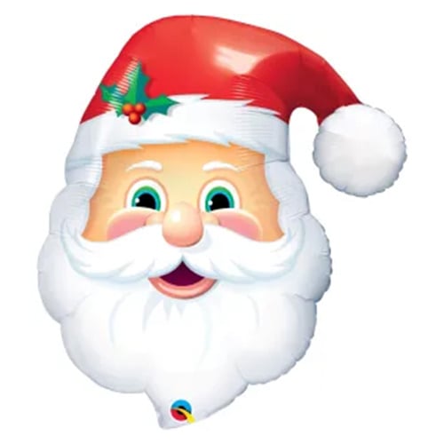 Jolly St. Nick / Santa Claus Christmas Giant Helium Foil Balloon 81cm / 32 in Product Gallery Image