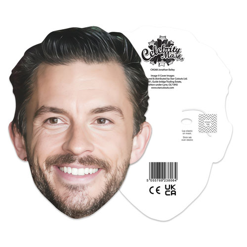 Jonathan Bailey Cardboard Face Mask Product Gallery Image