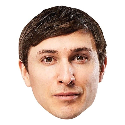 Jonny Goodman Friday Night Dinner Tom Rosenthal Cardboard Face Mask Product Image