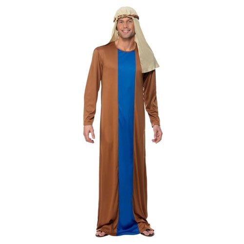 Joseph Christmas Fancy Dress Costume Unisex Adult One Size Product Gallery Image