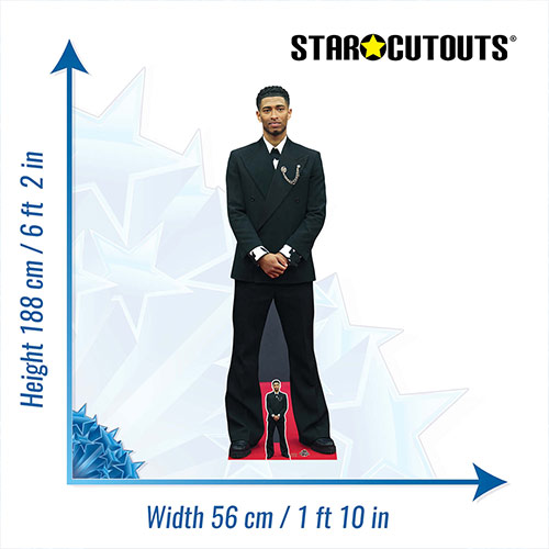 Jude Bellingham Lifesize Cardboard Cutout 188cm Product Gallery Image