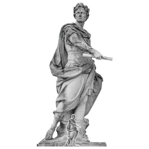 Julius Caesar Roman Statue Lifesize Cardboard Cutout 177cm Product Gallery Image