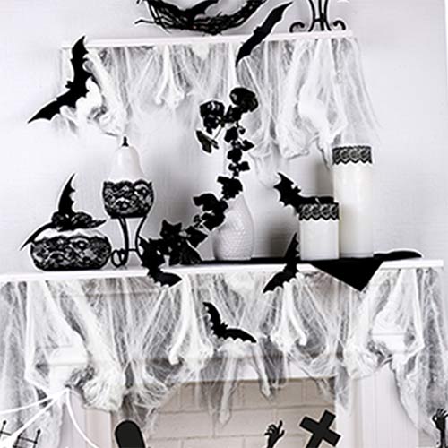 Jumbo White Halloween Cobweb Decoration Product Gallery Image