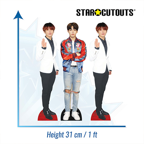 Jungkook K-Pop Table Top Cardboard Cutouts - Pack of 3 Product Gallery Image