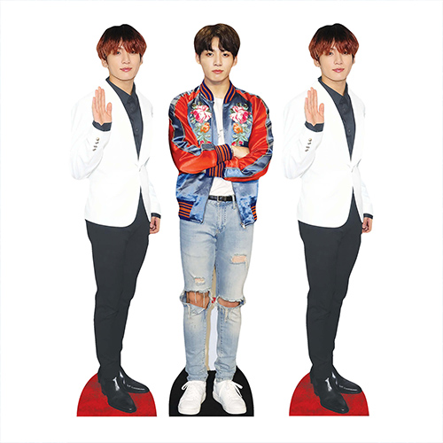 Jungkook K-Pop Table Top Cardboard Cutouts - Pack of 3 Product Gallery Image