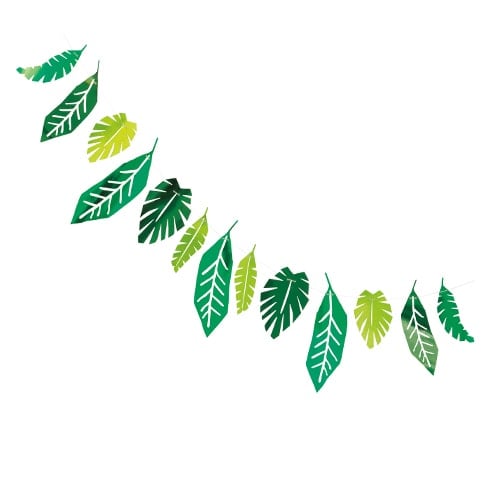 Jungle Leaves Paper Garland Hanging Decoration 213cm Product Image