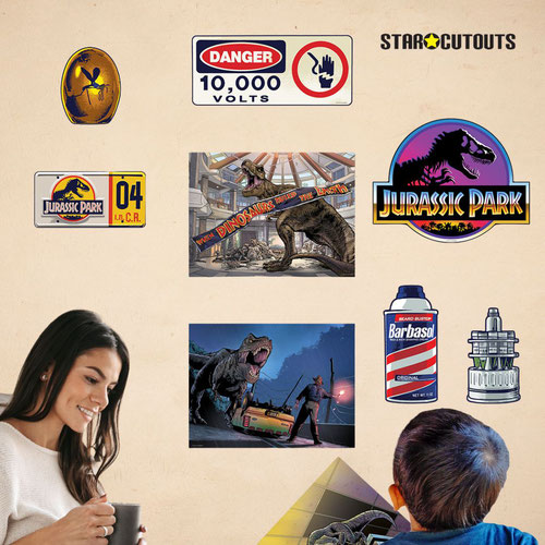 Jurassic Park Cardboard Cutouts Decoration Pack Product Gallery Image
