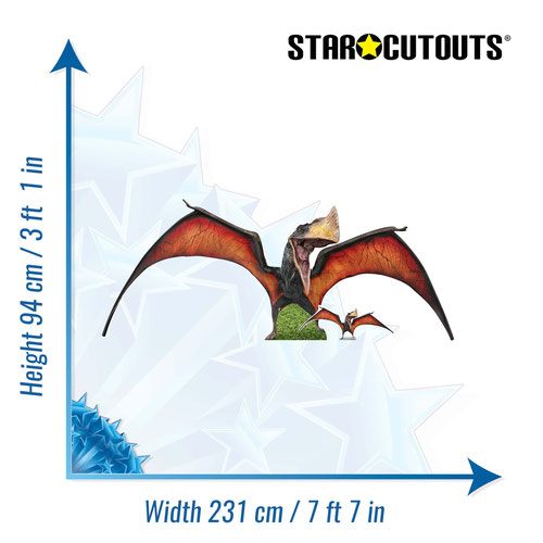 Jurassic World Quetzalcoatlus Lifesize Cardboard Cutout 94cm Product Gallery Image