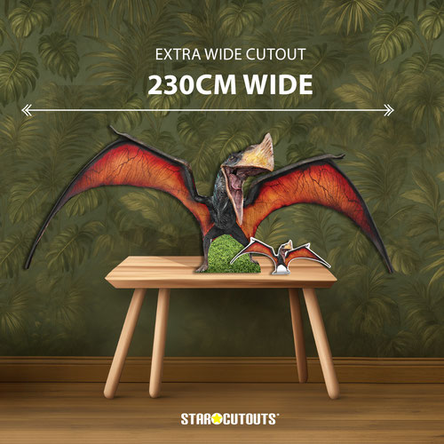 Jurassic World Quetzalcoatlus Lifesize Cardboard Cutout 94cm Product Gallery Image