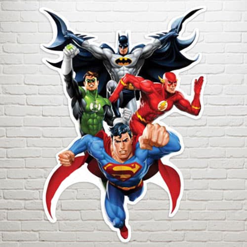 Justice League Heroes Wall Art - 81cm Product Gallery Image