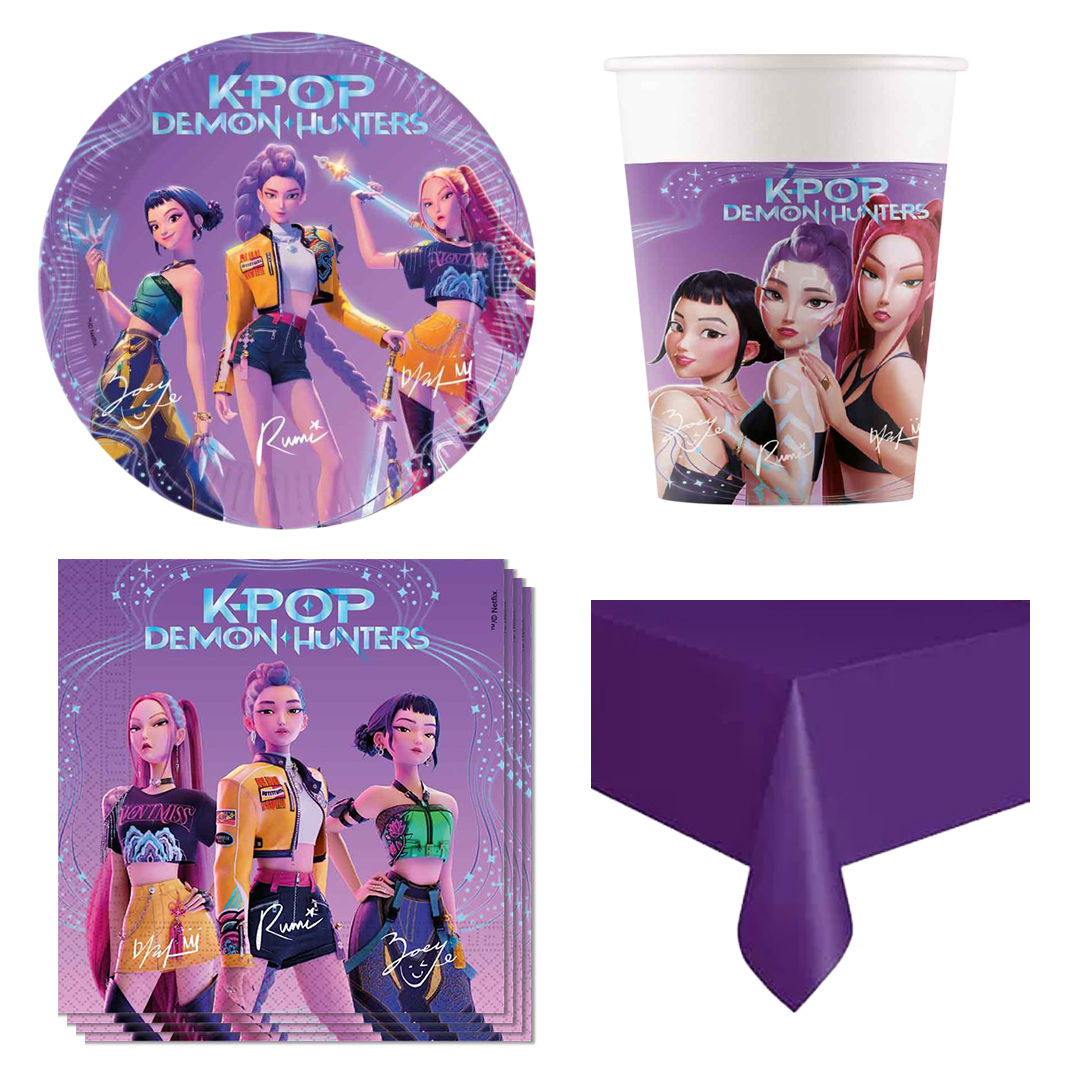 K-Pop Demon Hunters 8 Person Value Party Pack