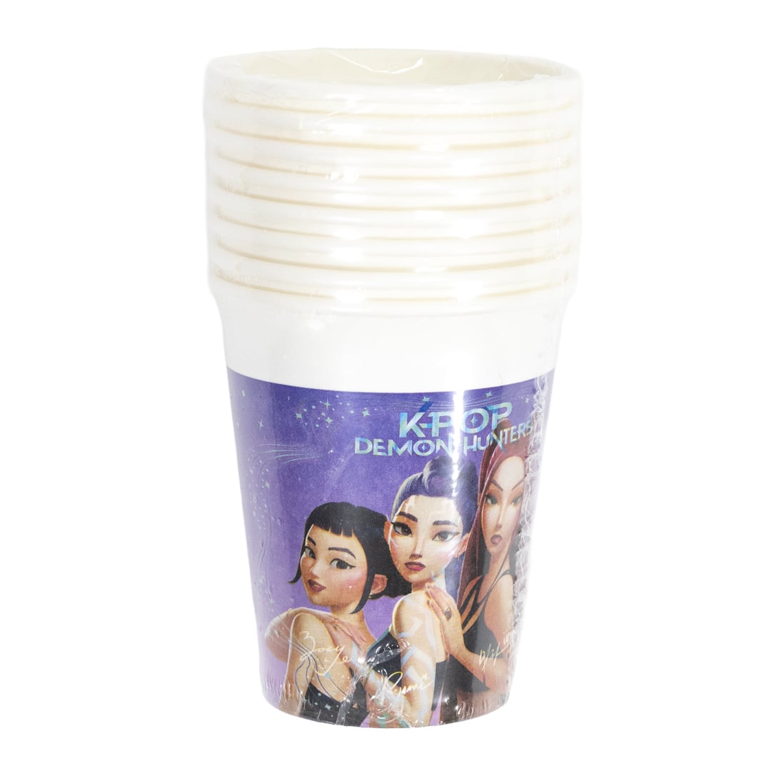 K-Pop Demon Hunters Paper Cups 200ml - Pack of 8 Product Gallery Image