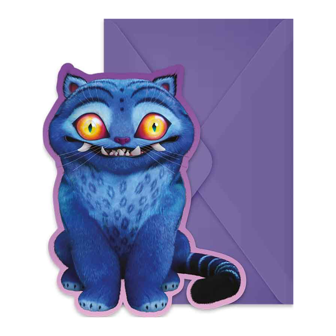 K-Pop Demon Hunters Party Invitations with Envelopes - Pack of 6