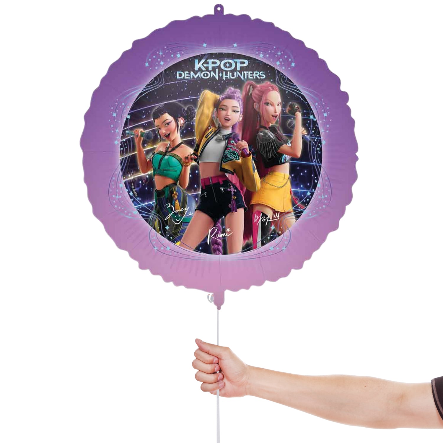 K-Pop Demon Hunters Round Foil Balloon 46cm / 18 in Product Gallery Image