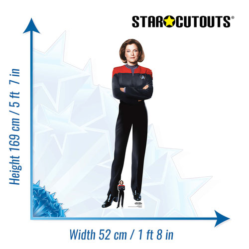 Kathryn Janeway Star Trek Kate Mulgrew Lifesize Cardboard Cutout 169cm Product Gallery Image