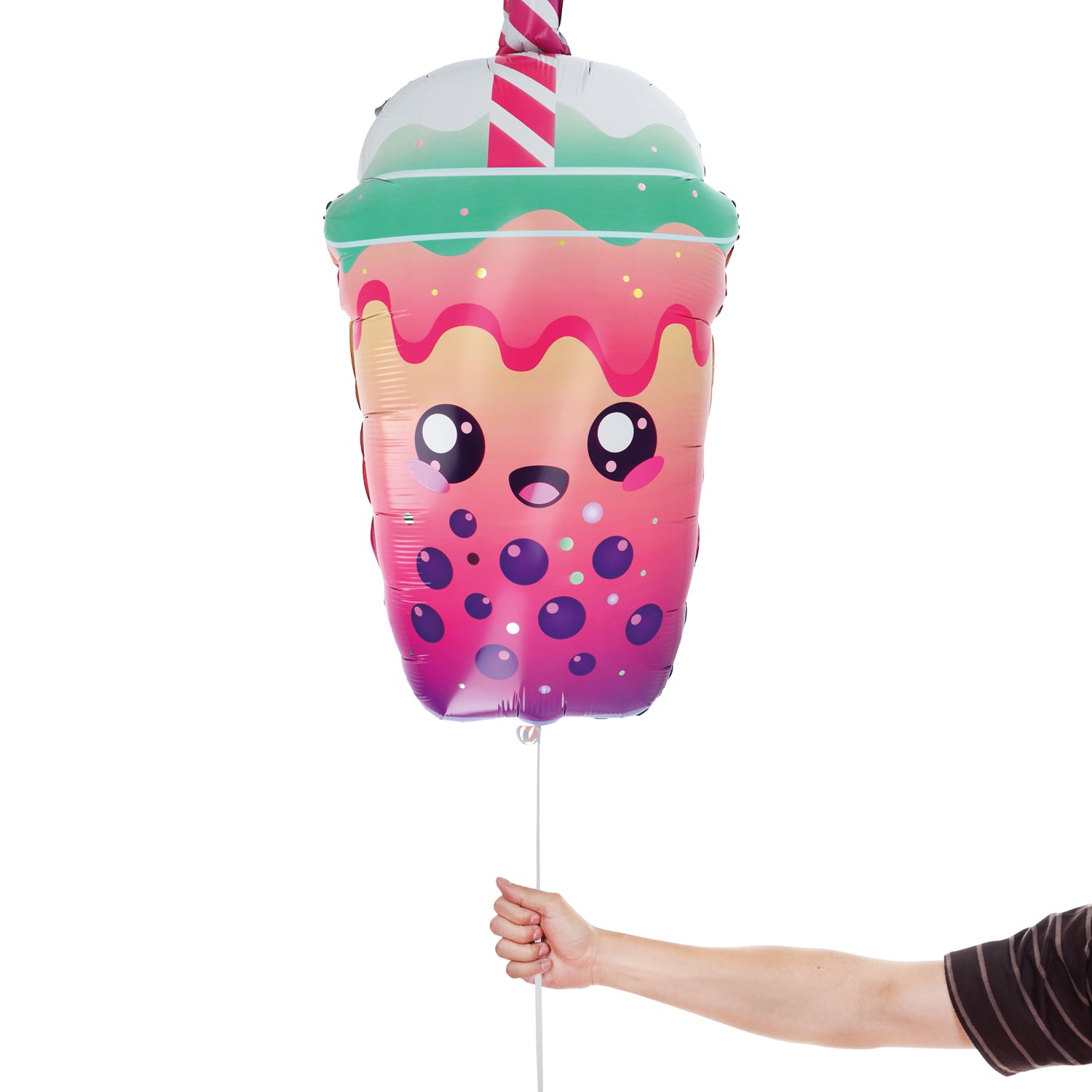 Kawaii Bubble Tea Giant Foil Balloon 76cm / 30 in View 2