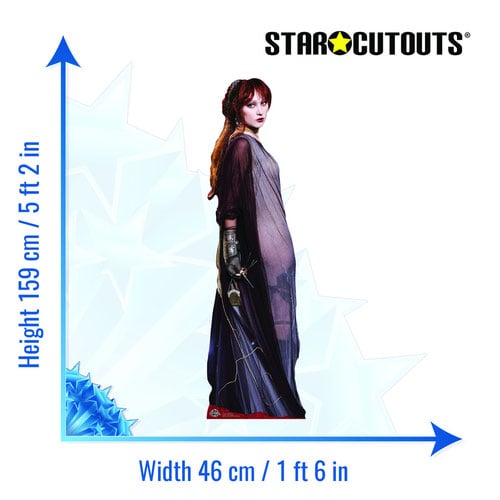 Kayleigh Rose Amstutz In Chiffon Dress Lifesize Cardboard Cutout 159cm Product Gallery Image