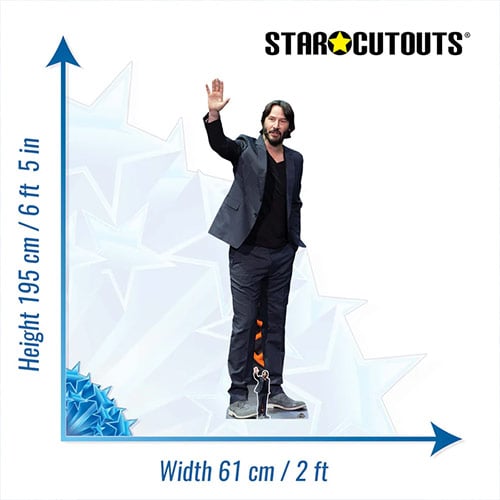 Keanu Reeves Lifesize Cardboard Cutout 194cm Product Gallery Image