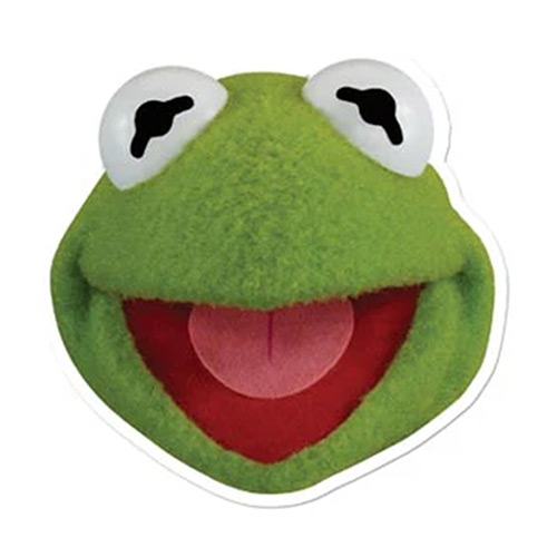 Kermit the Frog The Muppets Disney Cardboard Face Mask Product Image