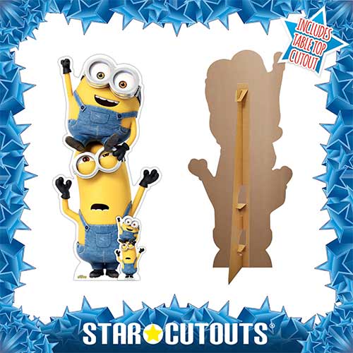 Kevin and Bob Minions 2 Lifesize Cardboard Cutout 147cm Product Gallery Image