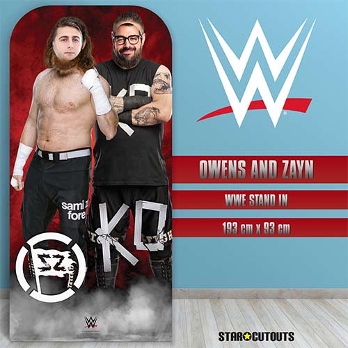 Kevin Owens and Sami Zayn WWE Stand In Cardboard Cutout 193cm Product Gallery Image