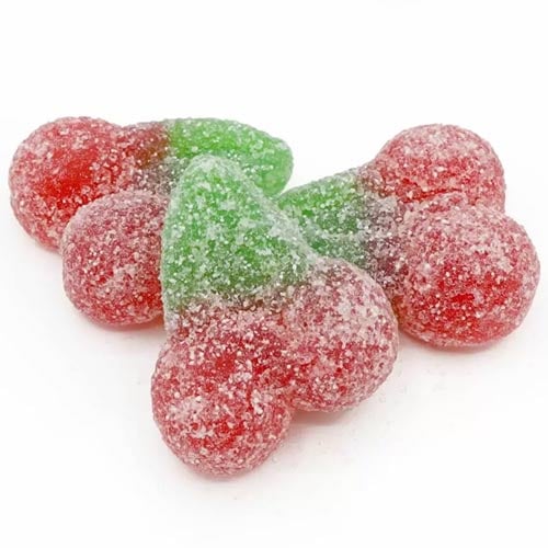Kingsway Fizzy Twin Cherries Vegan Sweets 100g Product Image