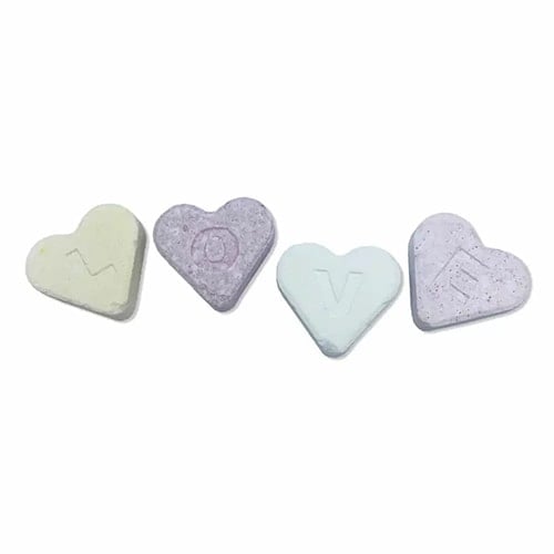 Kingsway Love Hearts Valentines Vegan Sweets 100g