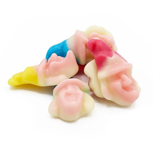 Kingsway Witch Heads Halloween Strawberry Flavour Jelly Sweet 6g Product Gallery Image
