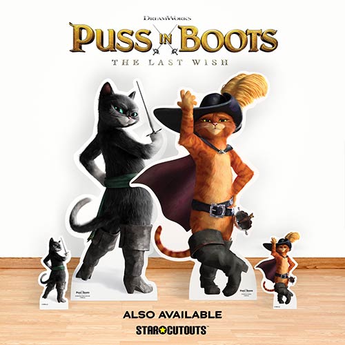 Kitty Softpaws Puss in Boots: The Last Wish Star Mini Cardboard Cutout 89cm Product Gallery Image
