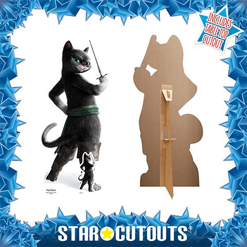 Kitty Softpaws Puss in Boots: The Last Wish Star Mini Cardboard Cutout 89cm Product Gallery Image