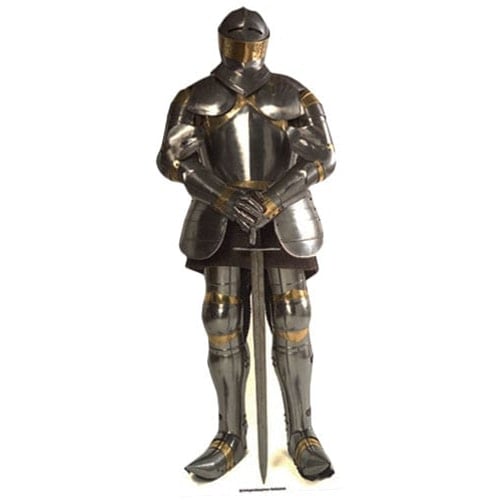 Knight in Shining Armour Lifesize Cardboard Cutout - 186cm Product Image