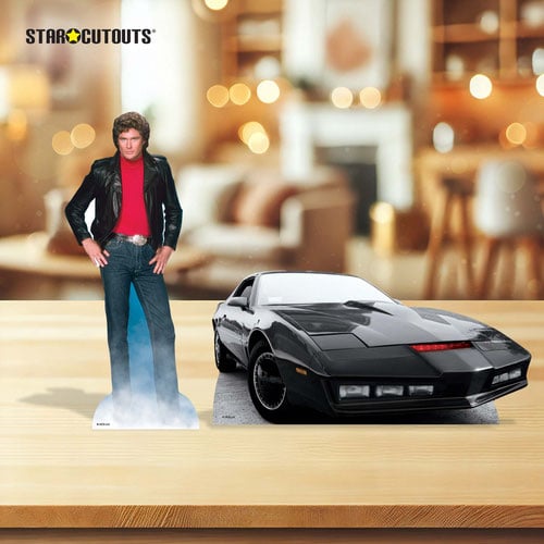 Knight Rider Table Top Cardboard Cutouts - Pack of 2 Product Gallery Image