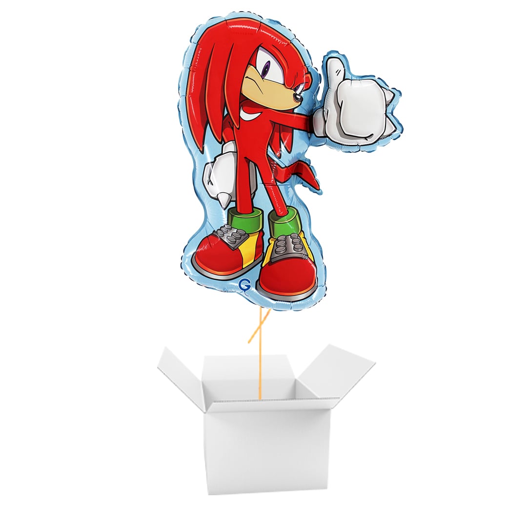 Knuckles Sonic the Hedgehog Foil Balloon - Balloon In A Box