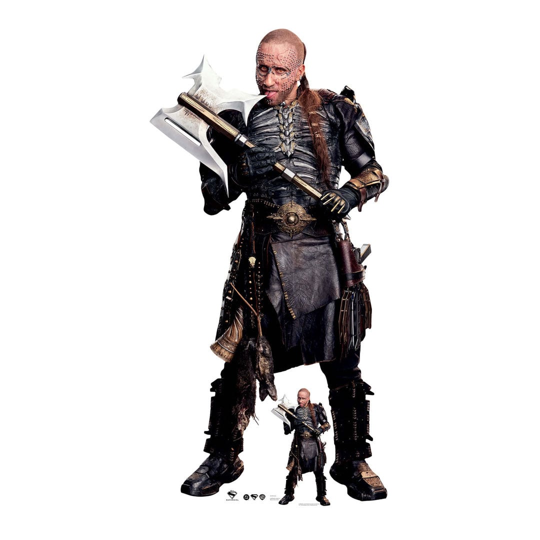 Krem of the Yellow Hills Supergirl 2026 Movie DC Comics Matthias Schoenaerts Lifesize Cardboard Cutout 188cm