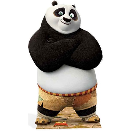 Kung Fu Panda Po Lifesize Cardboard Cutout - 156cm
