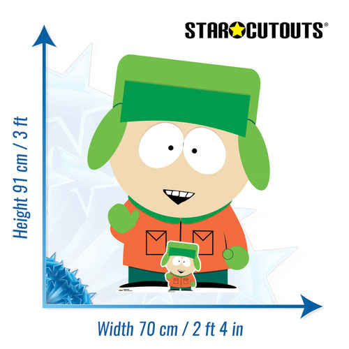 Kyle Broflovski South Park Star Mini Cardboard Cutout 91cm Product Gallery Image