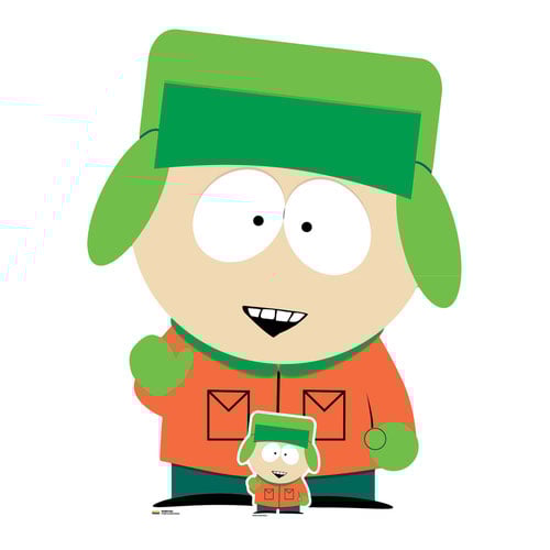 Kyle Broflovski South Park Star Mini Cardboard Cutout 91cm Product Gallery Image