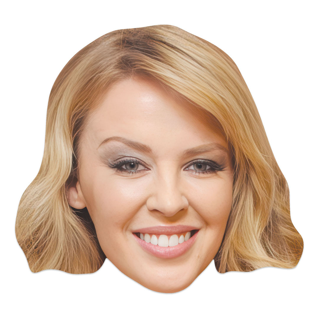 Kylie Minogue Cardboard Face Mask Product Gallery Image