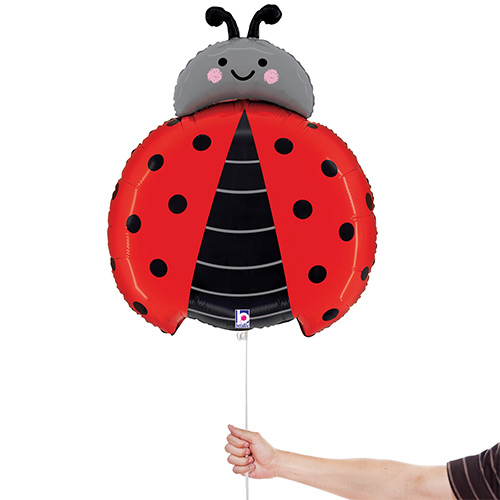 Ladybird Bug Helium Foil Shaped Balloon 61cm / 24 in Product Gallery Image