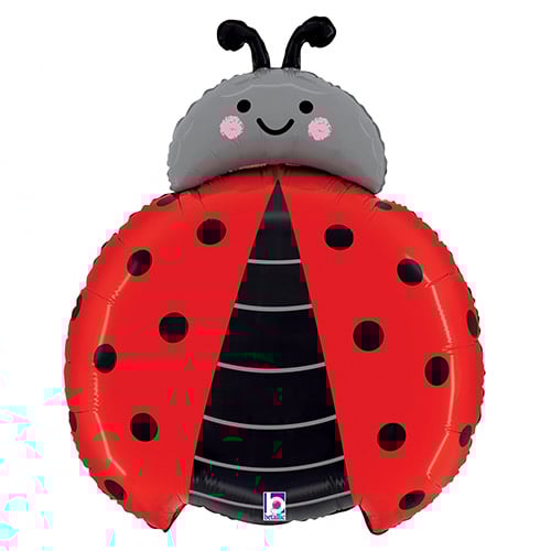 Ladybird Bug Helium Foil Shaped Balloon 61cm / 24 in Product Gallery Image