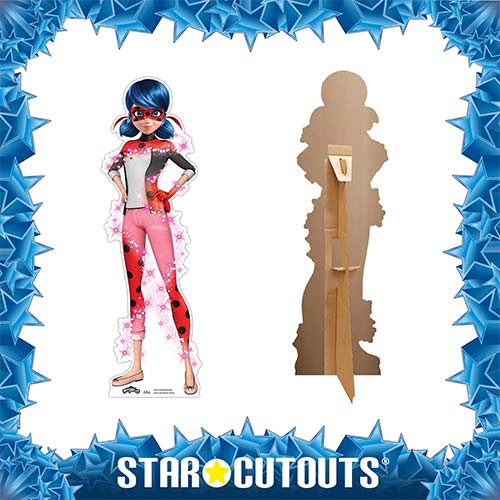 Ladybug Transformation Miraculous Movie Star Mini Cardboard Cutout 88cm Product Gallery Image