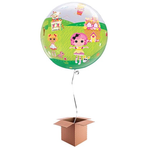 Lalaloopsy Land Bubble Helium Qualatex Balloon - Inflated Balloon in a Box Product Gallery Image