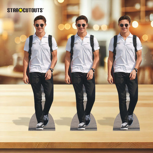Lando Norris Table Top Cardboard Cutouts - Pack of 3 Product Gallery Image