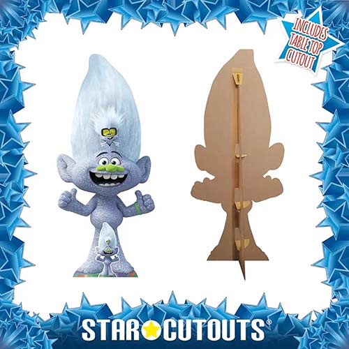 Large Guy Diamond With Tiny Diamond Trolls World Tour Lifesize Cardboard Cutout 172cm Product Gallery Image